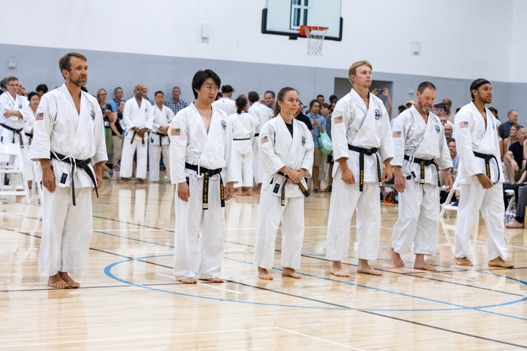 SKA team competes at the Shotokan Oshima Dojo's 25th anniversary in 2025.